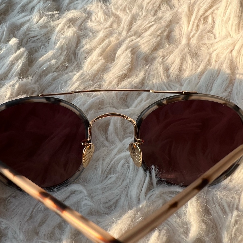 NWT. KREWE PORTER | 24K TITANIUM + MATTE BLACK + MATTE SUNDAY TORTOISE MIRRORED - Picture 9 of 16